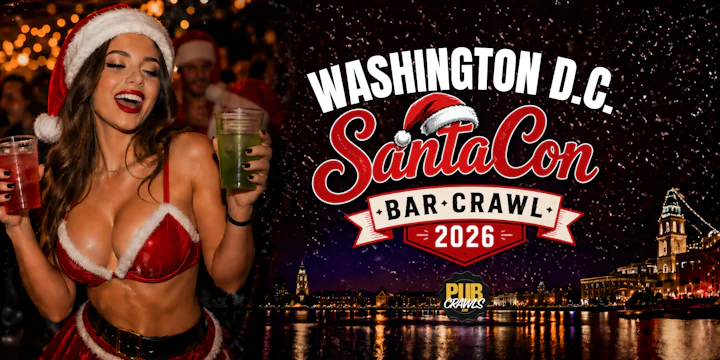 Washington DC SantaCon Bar Crawl 2026