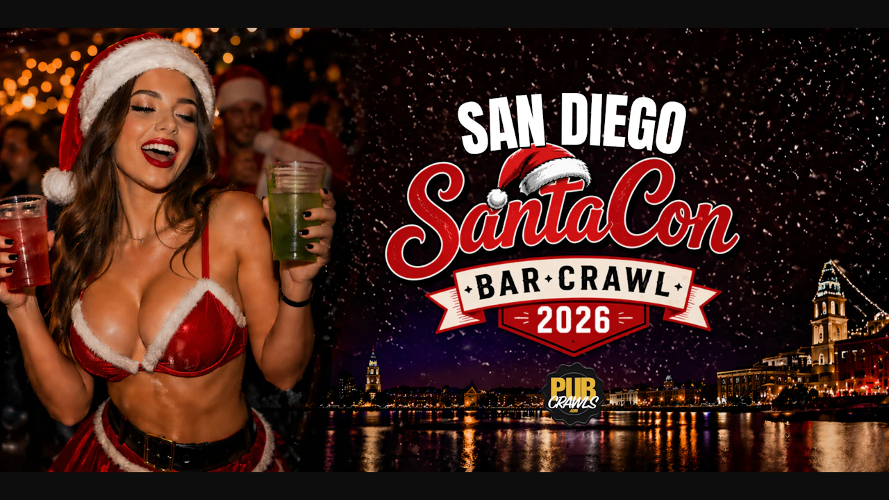 San Diego SantaCon Bar Crawl 2026
