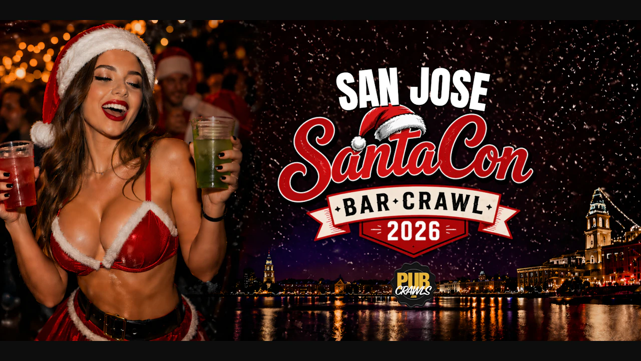San Jose SantaCon Bar Crawl 2026