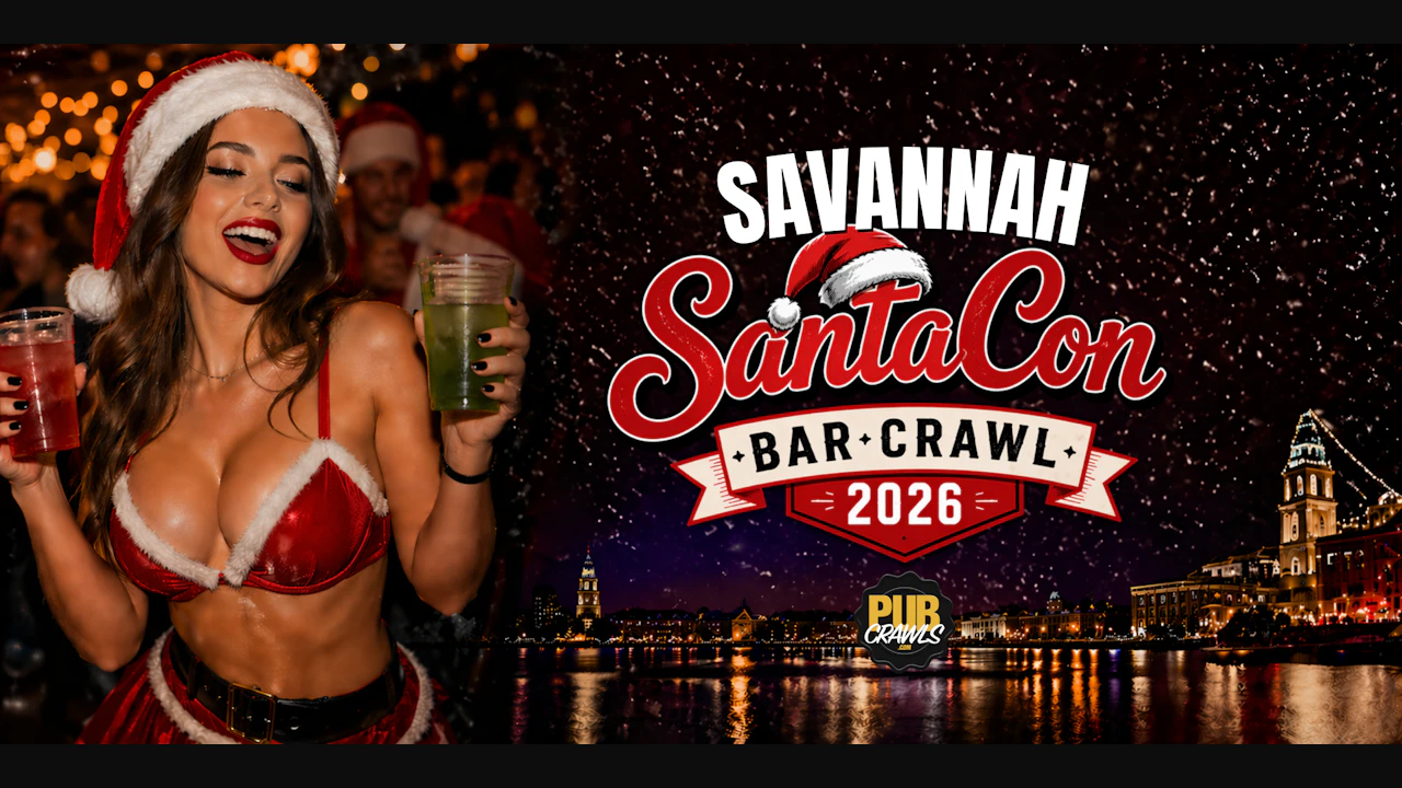 Savannah SantaCon Bar Crawl 2026