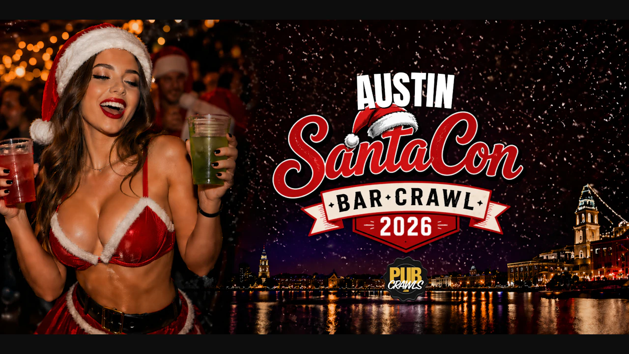 Austin SantaCon Bar Crawl 2026