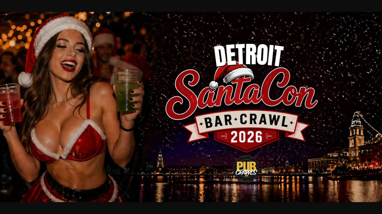 Detroit SantaCon Bar Crawl 2026