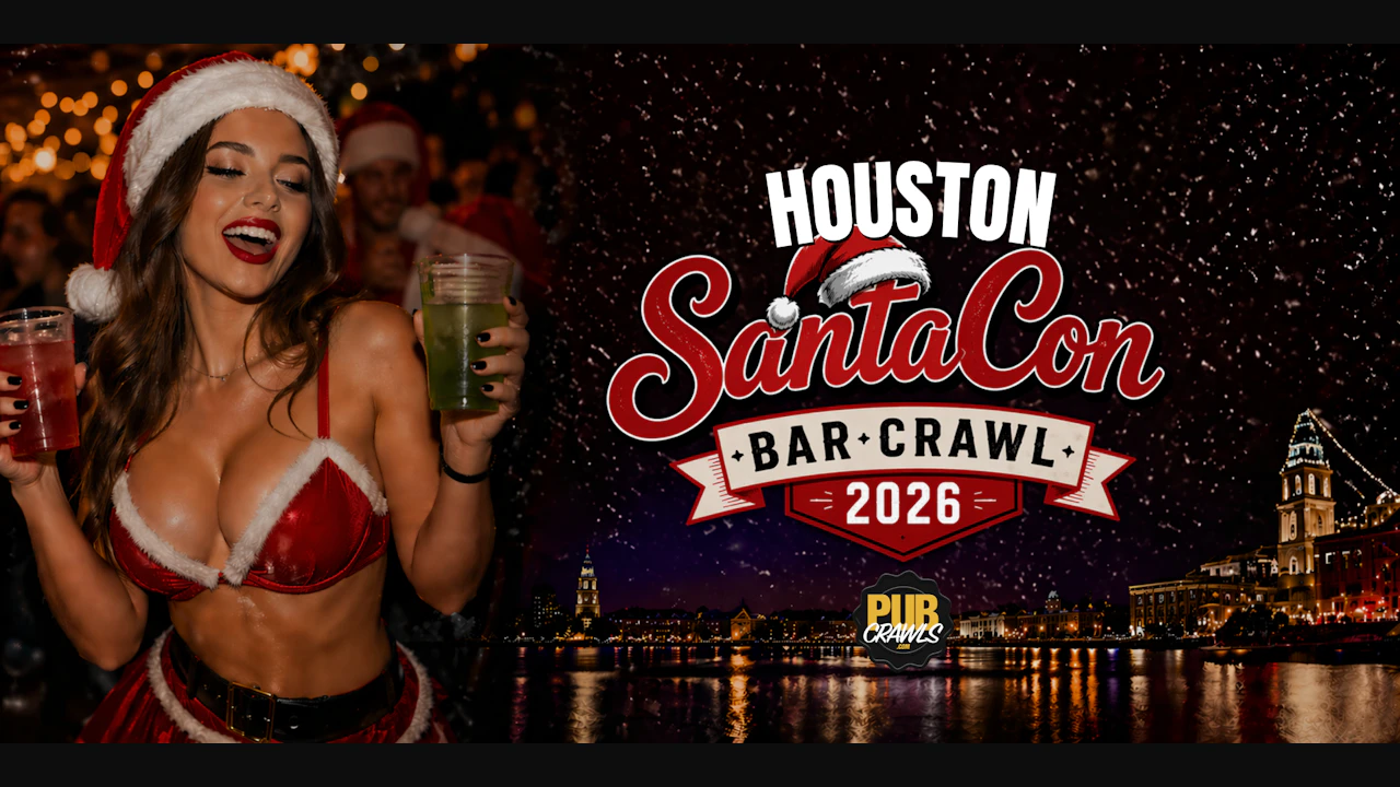 Houston SantaCon Bar Crawl 2026