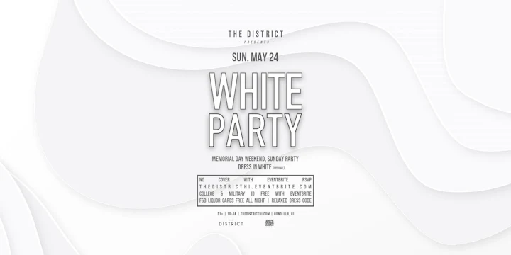 The White Party - Sunday