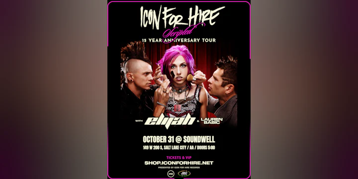 Icon For Hire: Scripted 15 Year Anniversary Tour