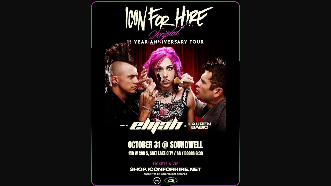 Icon For Hire: Scripted 15 Year Anniversary Tour