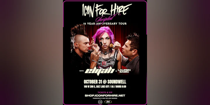 Icon For Hire: Scripted 15 Year Anniversary Tour
