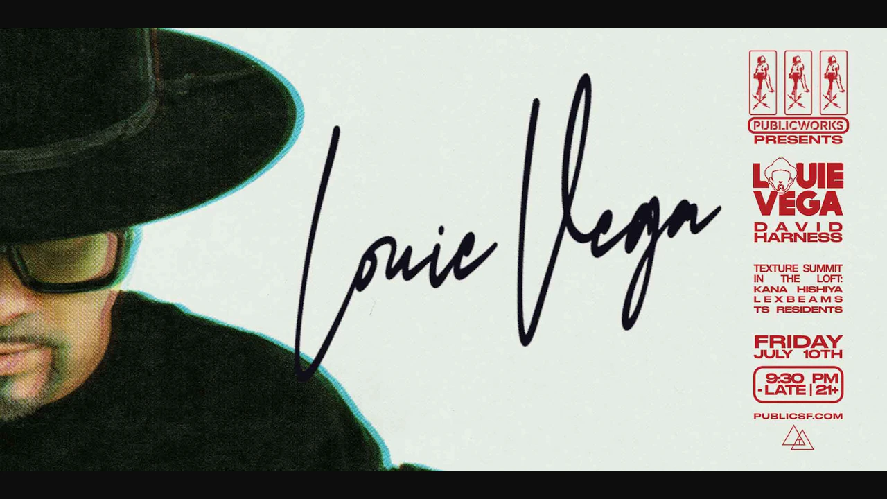 Louie Vega Presented By Public Works & 15Utah