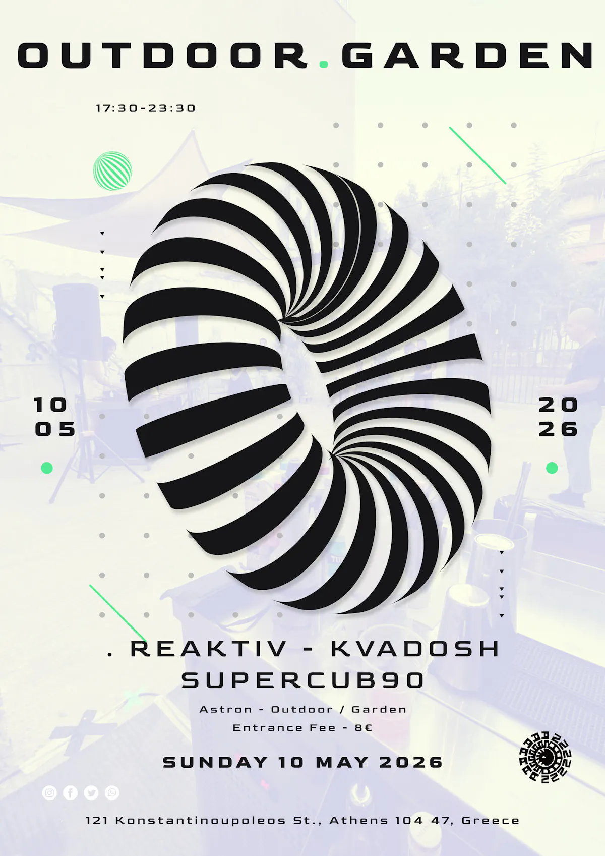 SUNDAY - Outdoor / GARDEN with Reaktiv / kvadosh / SuperCub90