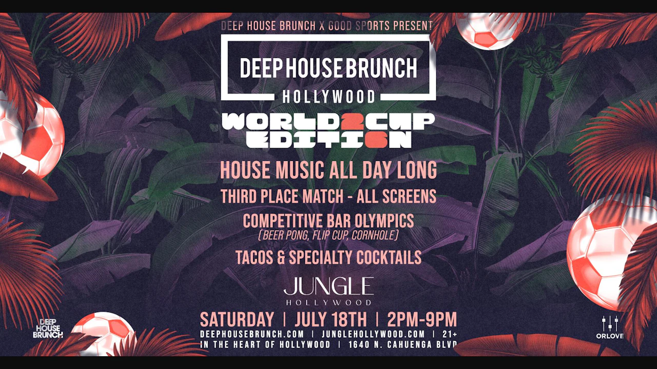 Deep House Brunch: World Cup Edition