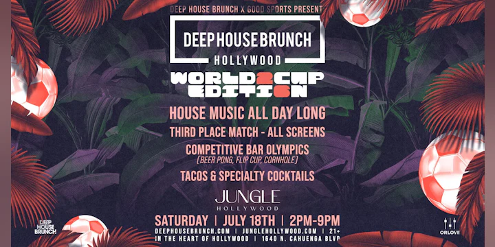 Deep House Brunch: World Cup Edition