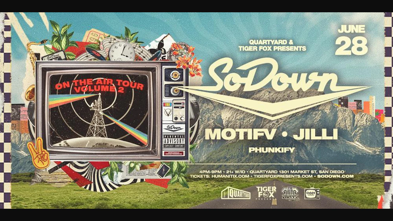 On The Air Vol. II Tour w/ SoDown, MOTIFV, JiLLi at Quartyard