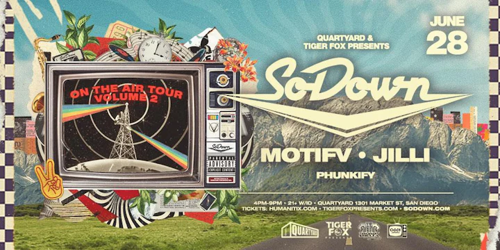 On The Air Vol. II Tour w/ SoDown, MOTIFV, JiLLi at Quartyard