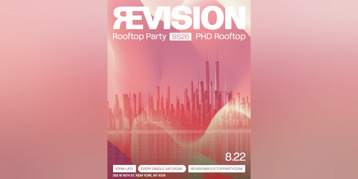 revision rooftop party