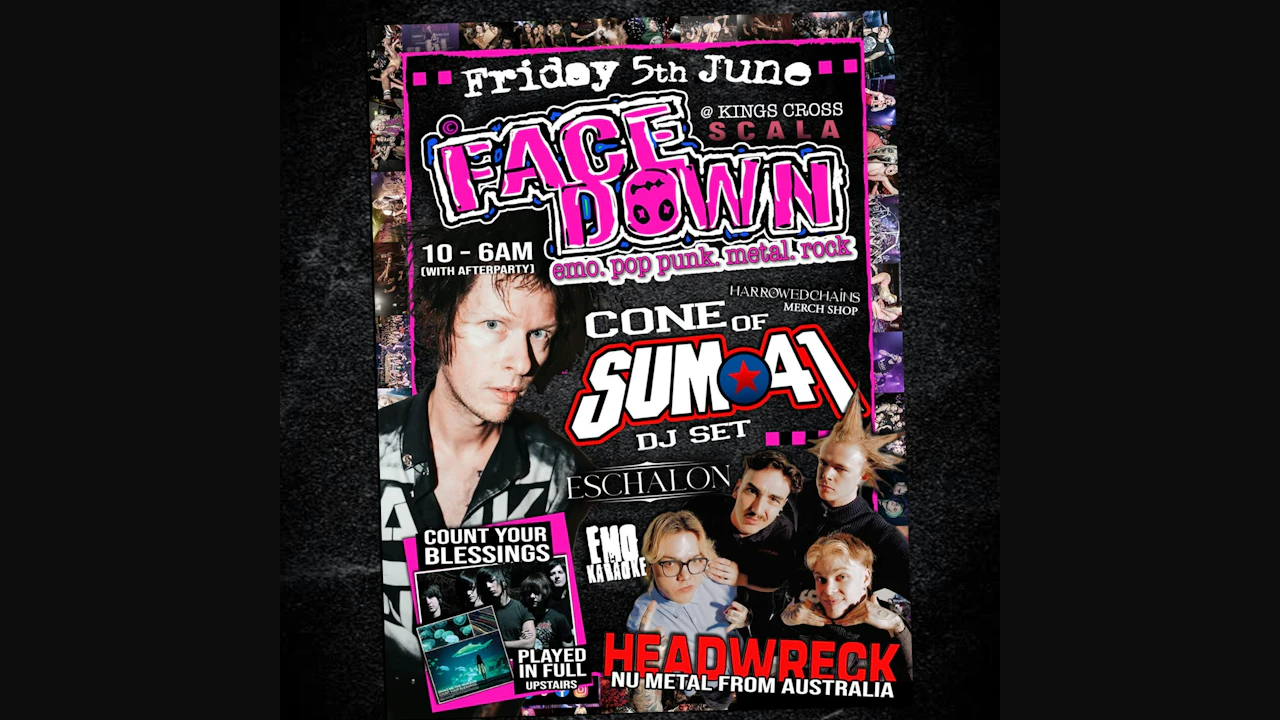 Face Down - Pop Punk, Metal, Emo Night London