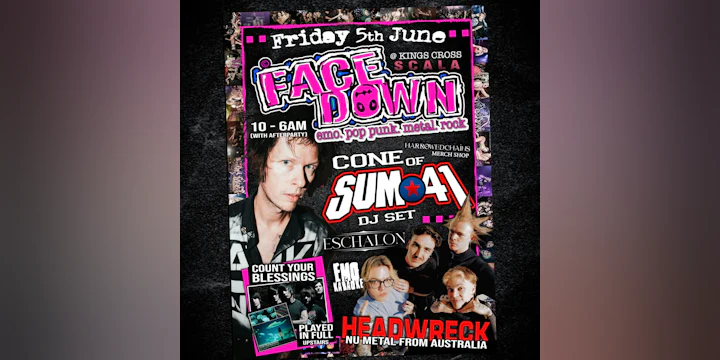 Face Down - Pop Punk, Metal, Emo Night London