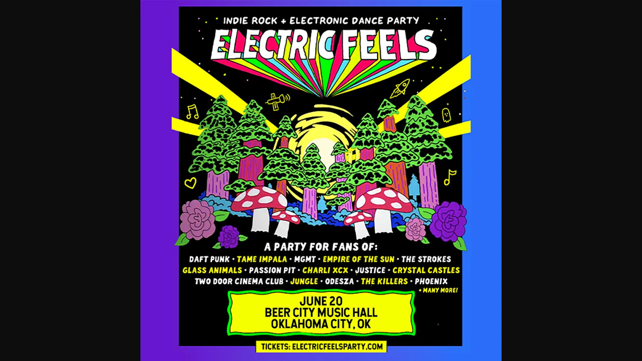Electric Feels: Indie Rock + Electronic Dance Party