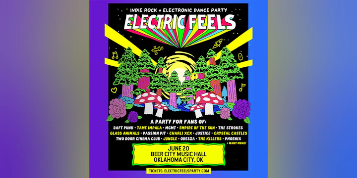 Electric Feels: Indie Rock + Electronic Dance Party