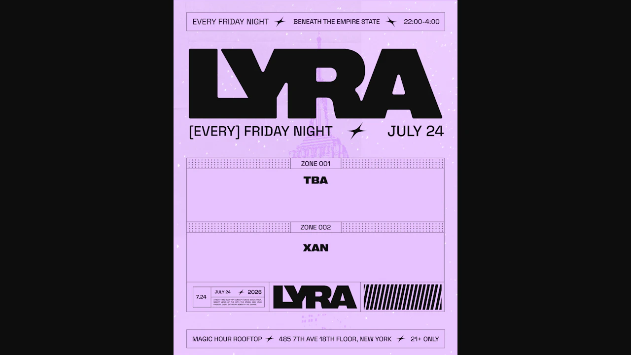 Lyra Rooftop Party 07.24.26