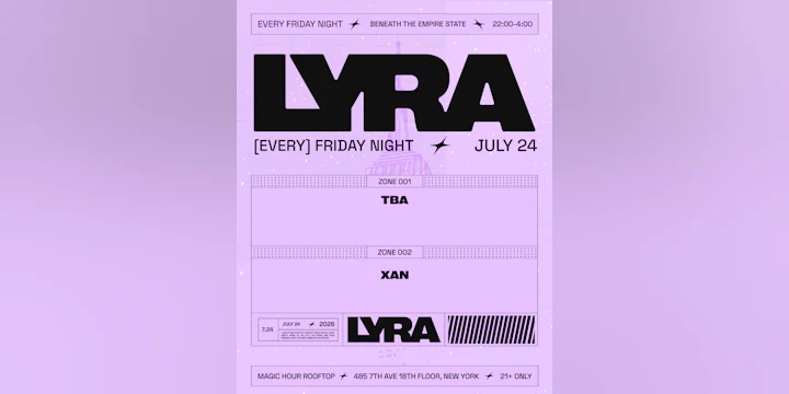 Lyra Rooftop Party 07.24.26