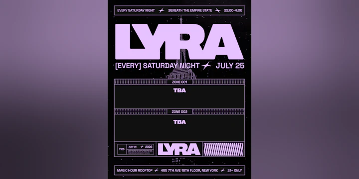 Lyra Rooftop Party 07.25.26
