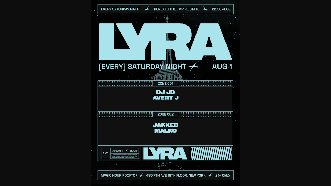 Lyra Rooftop Party 08.01.26