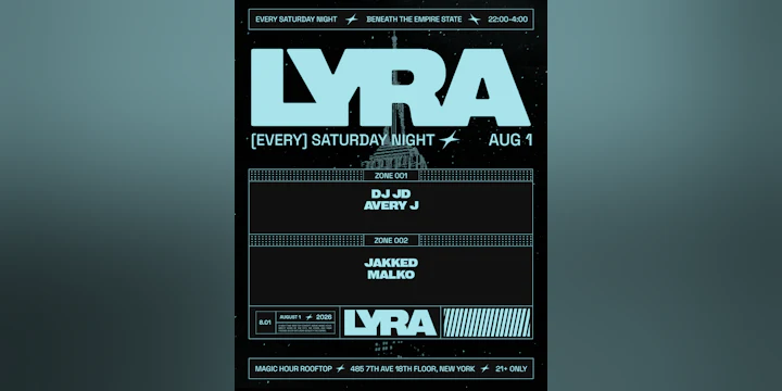 Lyra Rooftop Party 08.01.26