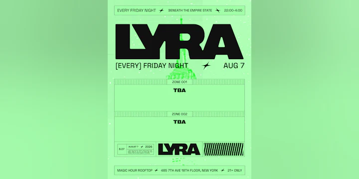 Lyra Rooftop Party 08.07.26