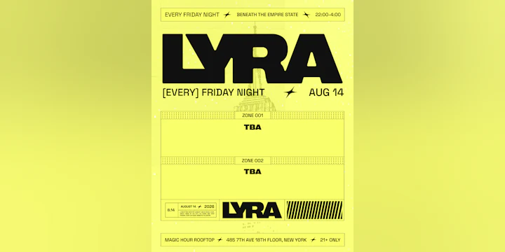 Lyra Rooftop Party 08.14.26