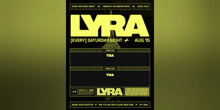 Lyra Rooftop Party 08.15.26