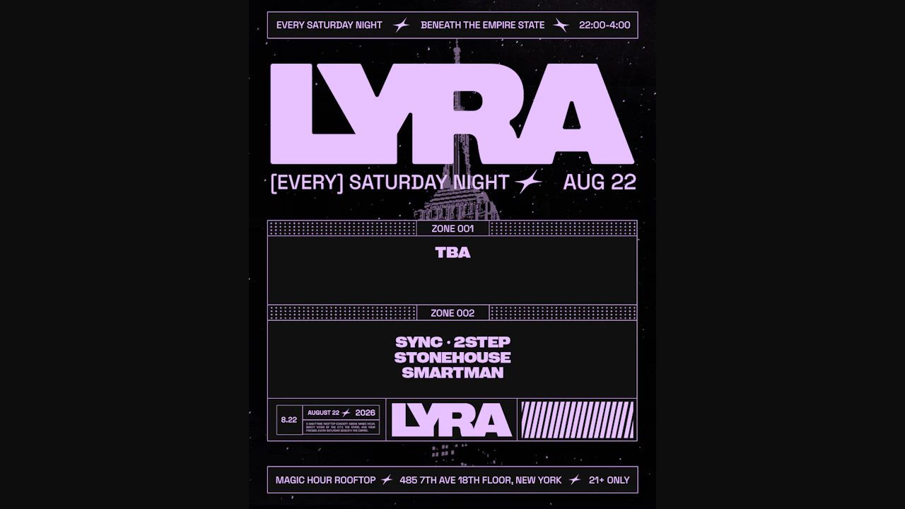 Lyra Rooftop Party 08.22.26