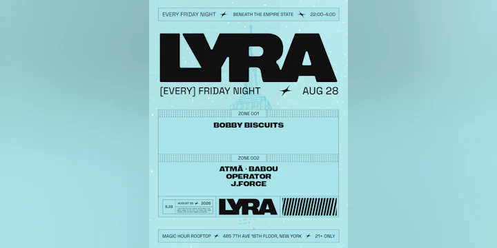 Lyra Rooftop Party 08.28.26