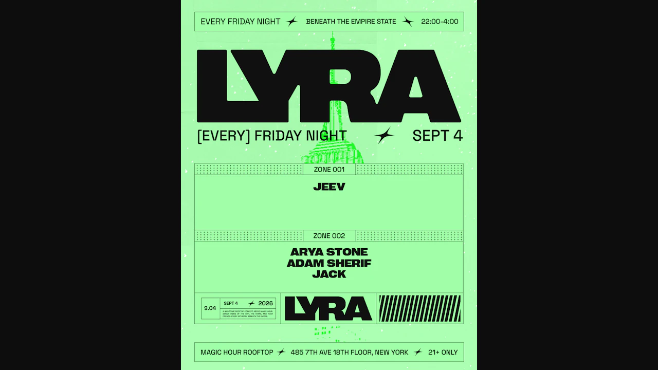 Lyra Rooftop Party 09.04.26