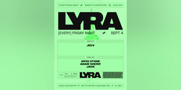 Lyra Rooftop Party 09.04.26