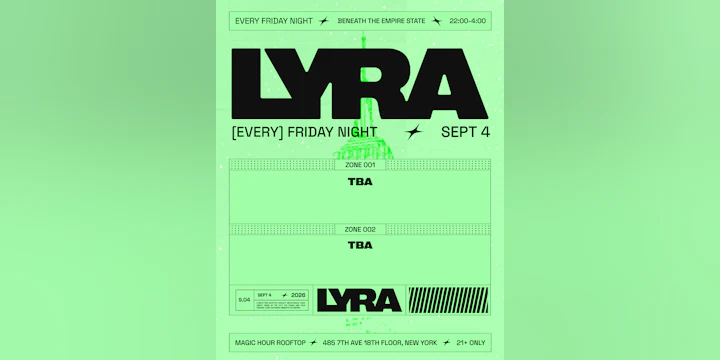 Lyra Rooftop Party 09.04.26