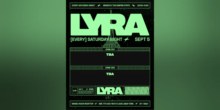 Lyra Rooftop Party 09.05.26