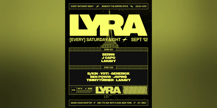 Lyra Rooftop Party 09.12.26