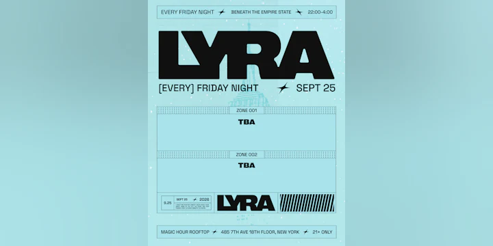 Lyra Rooftop Party 09.25.26