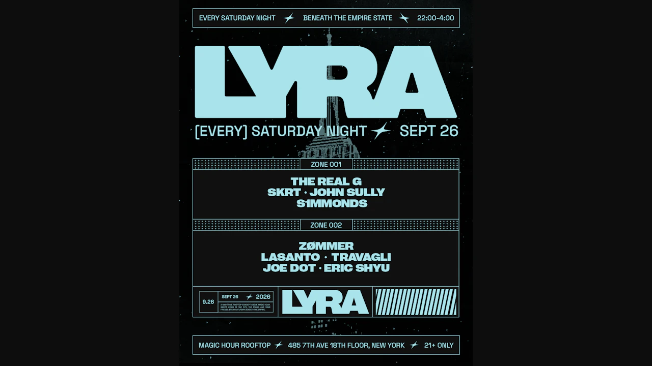Lyra Rooftop Party 09.26.26