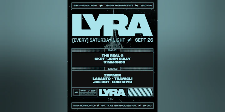 Lyra Rooftop Party 09.26.26