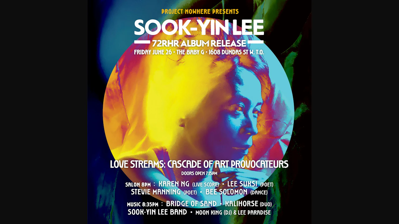 Sook-Yin Lee 72RHR Album Release