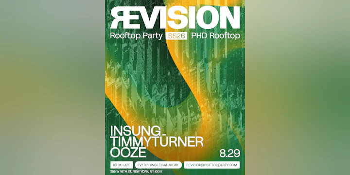 revision rooftop party