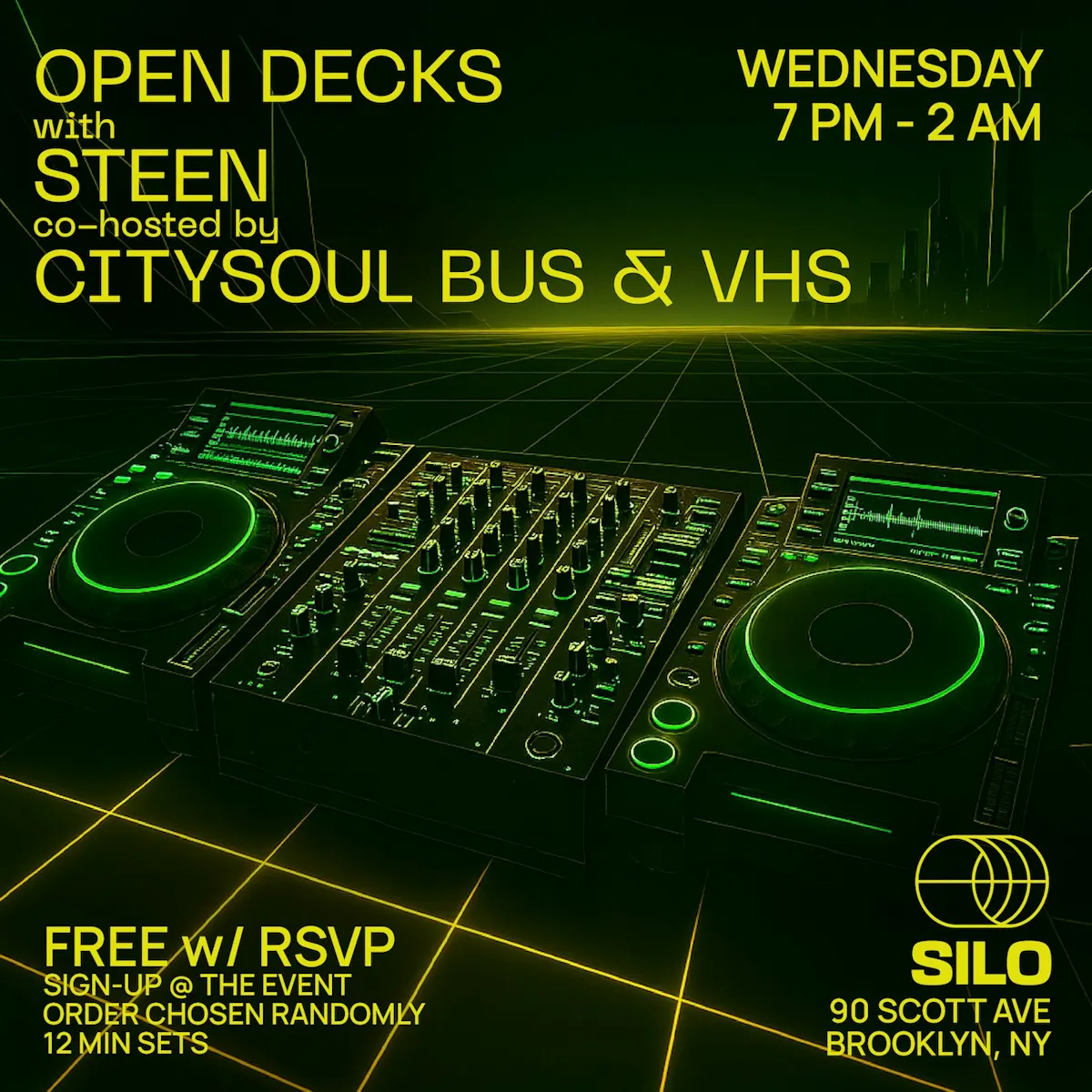 Open Decks w/ CitySoul Bus and VHS