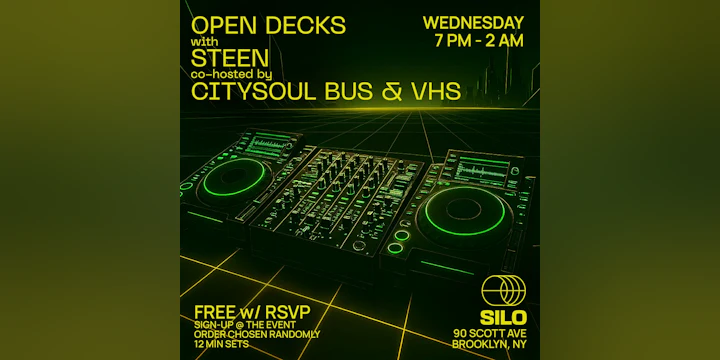 Open Decks w/ CitySoul Bus and VHS