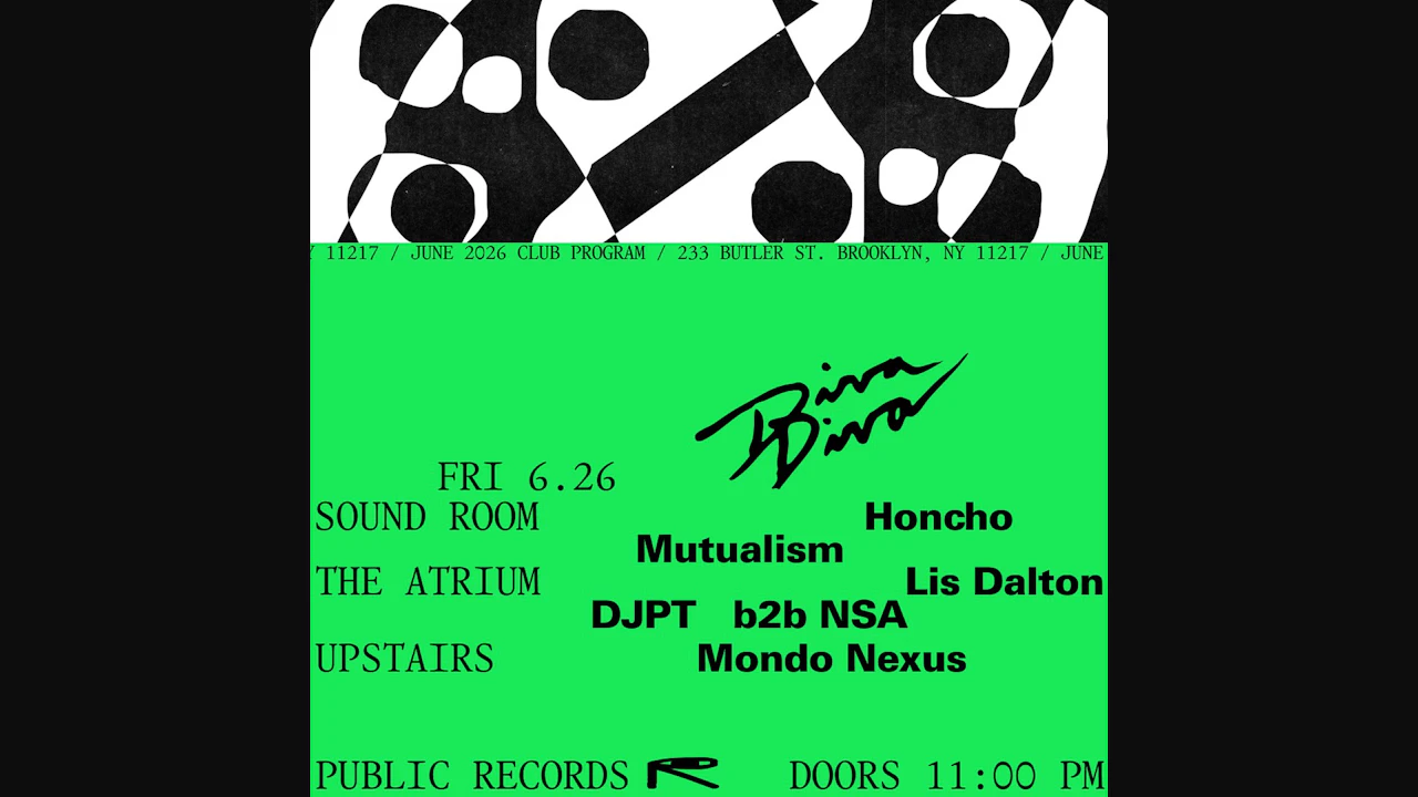 Diva Diva: Honcho, Mutualism / Lis Dalton, DJPT b2b NSA / Mondo Nexus