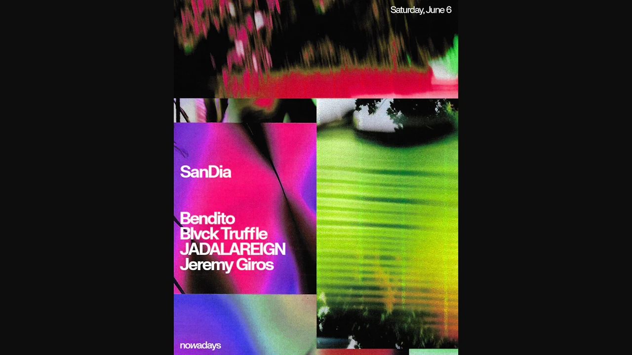 SanDia: Bendito, Blvck Truffle, JADALAREIGN, Jeremy Giros