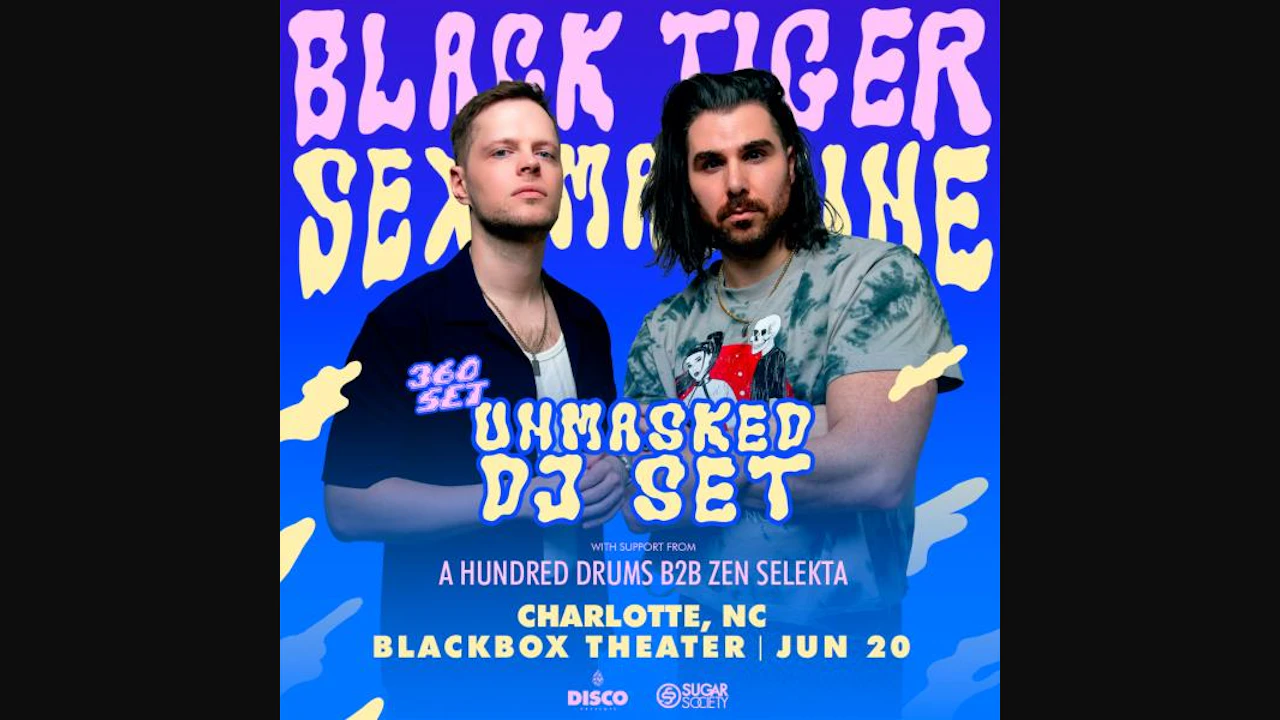 Black Tiger Sex Machine - Unmasked 360 DJ set - Charlotte