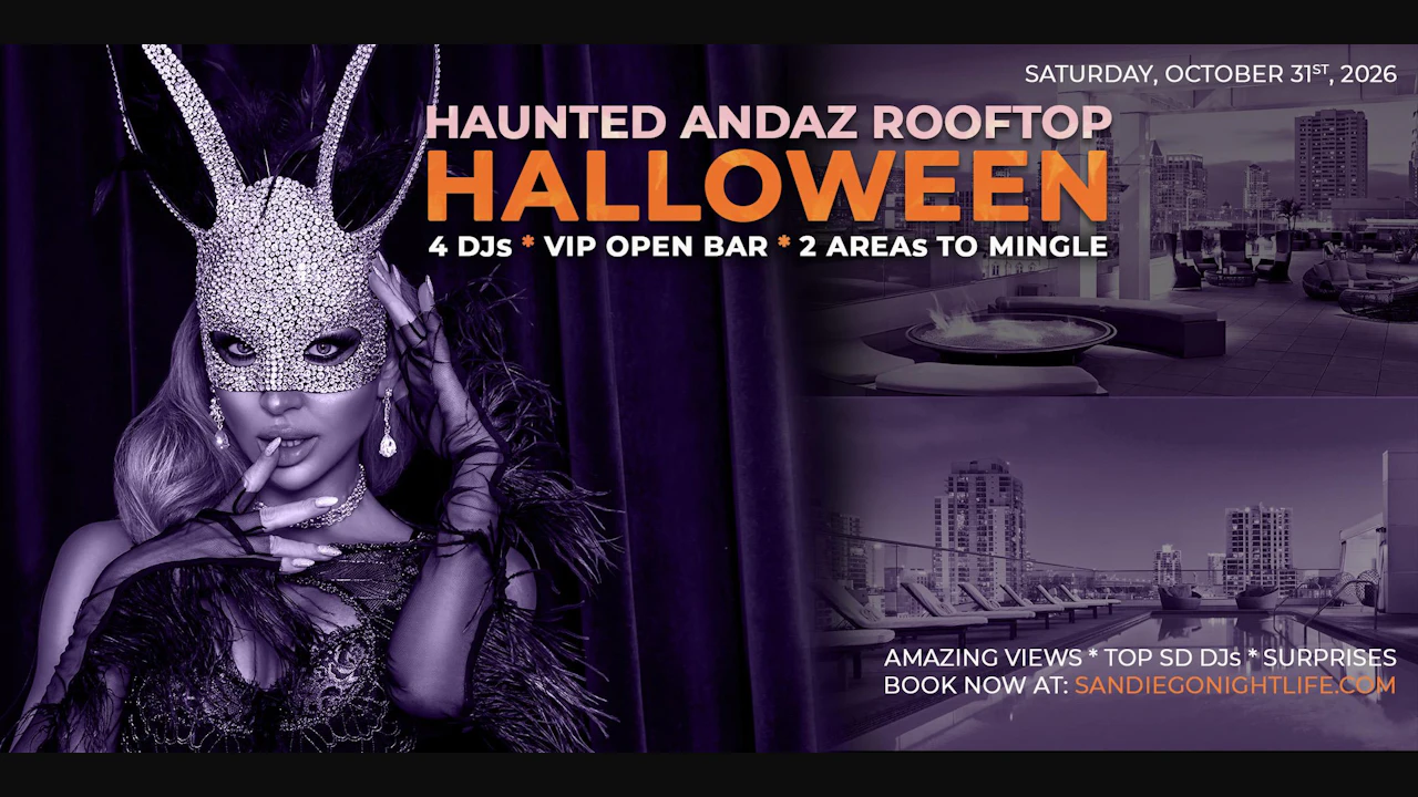 Haunted Andaz San Diego Halloween Rooftop Party