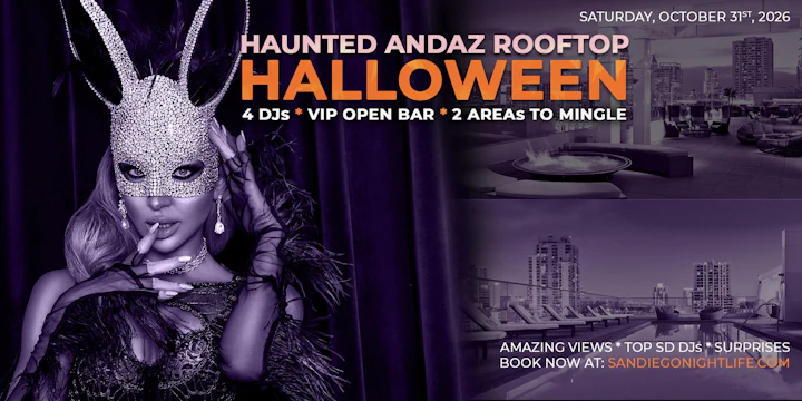 Haunted Andaz San Diego Halloween Rooftop Party