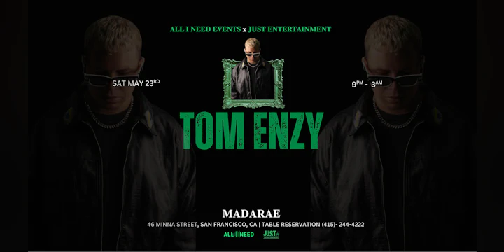 Tom Enzy (Afro House, Latin House & Brazilian Funk)